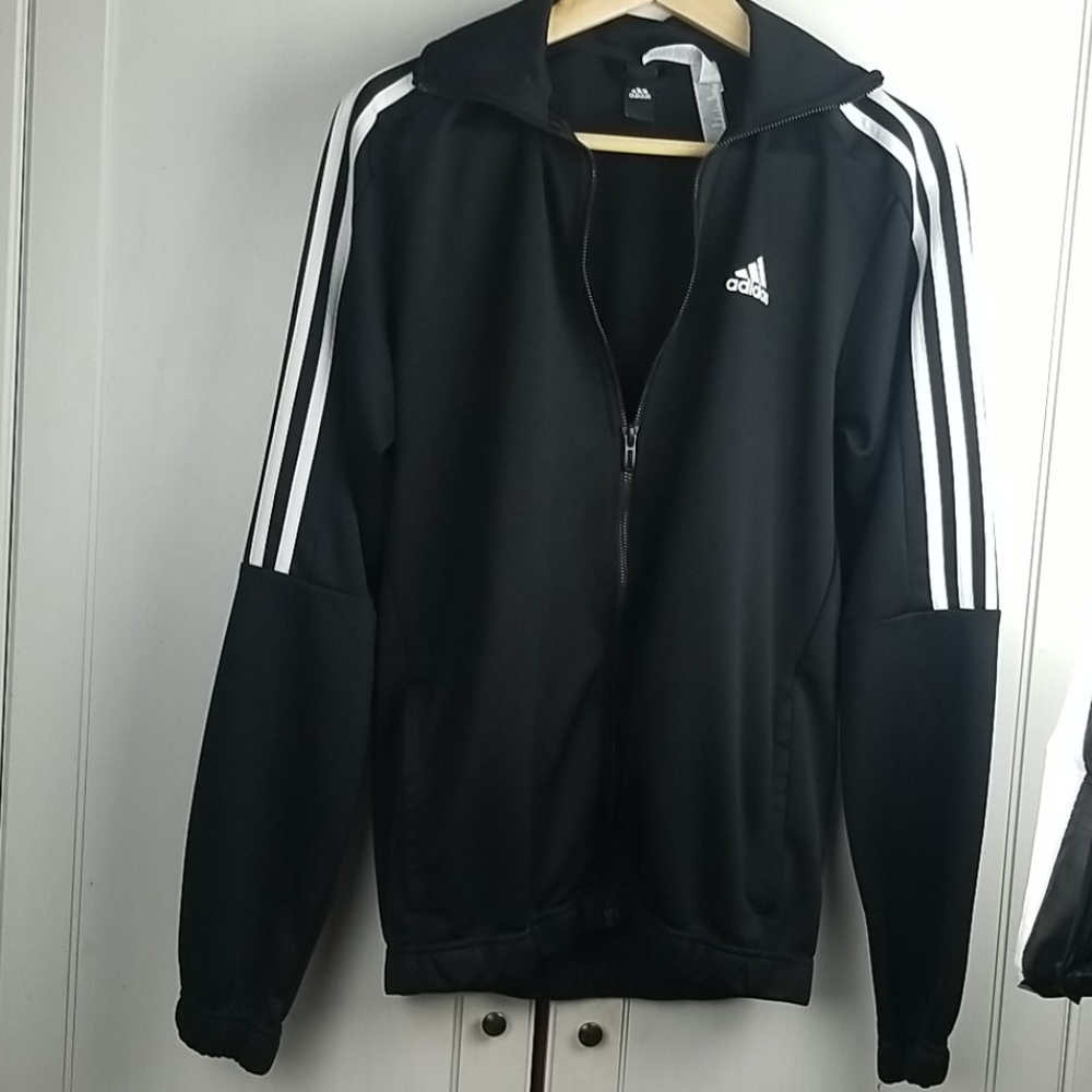 Adidas full zip track jacket mens small